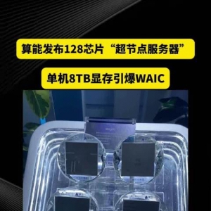 直击WAIC | 算能发布128芯片“超节点服务器” 单机8TB显存 ...