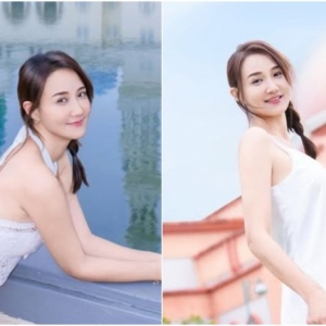 何妤玟火辣床照曝光，低胸撑爆画面比刚出道还正