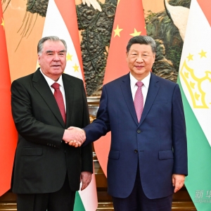 新华图讯｜习近平访问塔吉克斯坦总统拉赫蒙