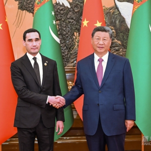 新华图讯丨习近平访问土库曼斯坦总统别尔德穆哈梅多夫 ...