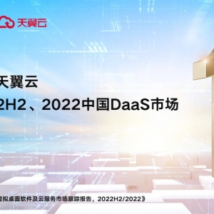 第一！天翼云电脑领跑2022中国DaaS市场